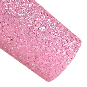 (NEW)Powder Puff Pink Solid Chunky Glitter