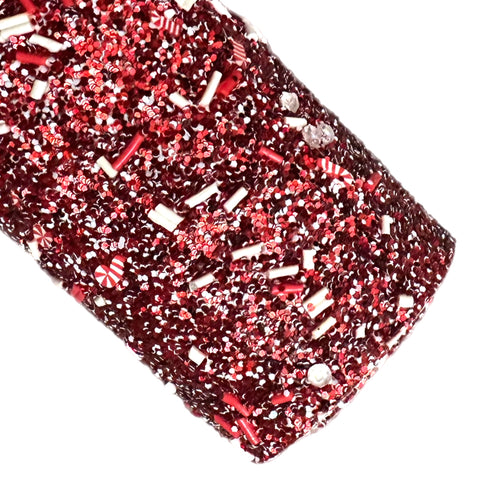 Peppermint Cutie Chunky Glitter