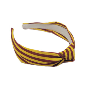 Gryffindor Stripe Knotted Headband