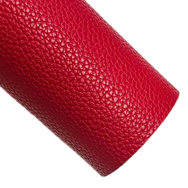 Red Lychee Faux Leather