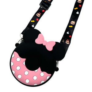 Kids Pink Mouse Donut Purse