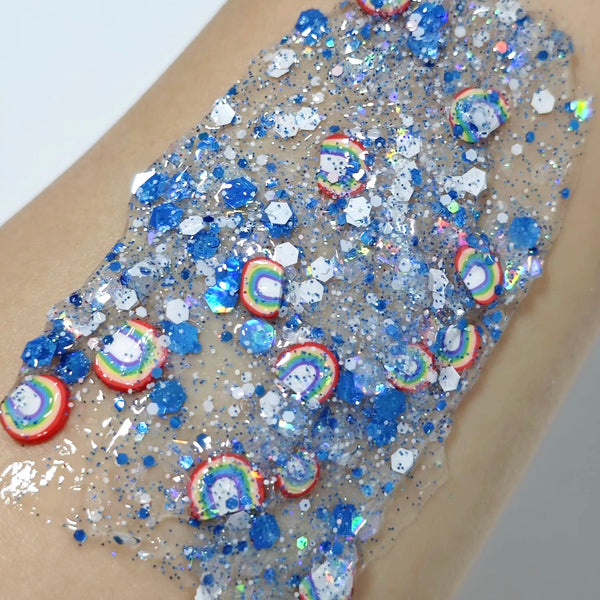 Chasing Rainbows Glitter Hair Gel