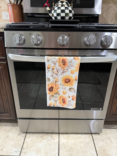Sunflower  Double-Sided Hand Towel
