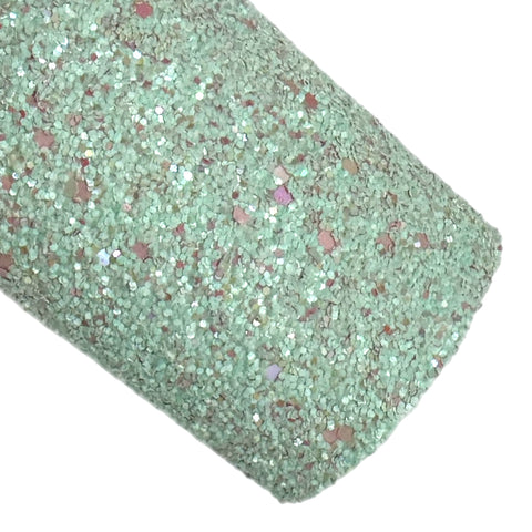 (New)Mint Speckled  Chunky Glitter