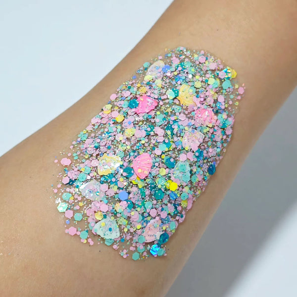 Just Beachy!  Glitter Hair Gel