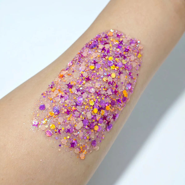 Electric Euphorbia Glitter Hair Gel