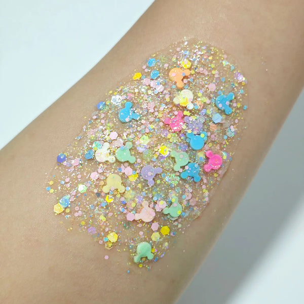 Pastel Glitter Hair Gel