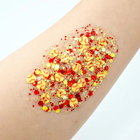 Softball Daze Glitter Hair Gel