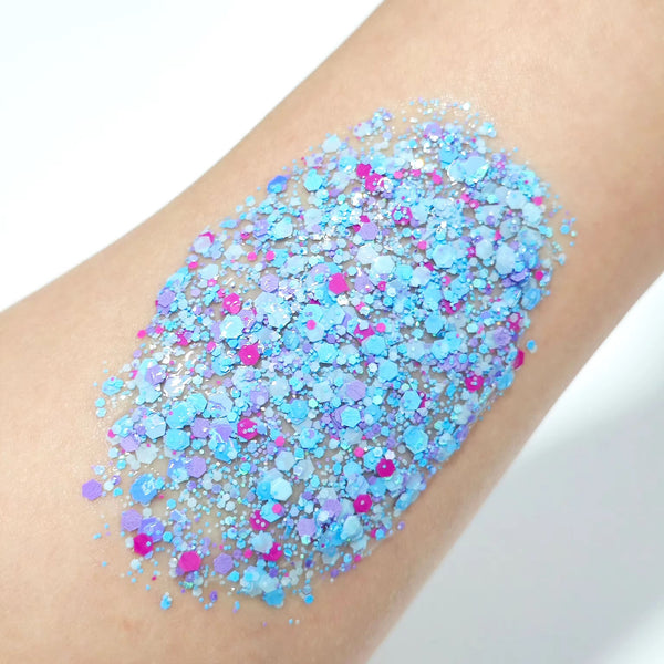 Blue Raspberry Glitter Hair Gel