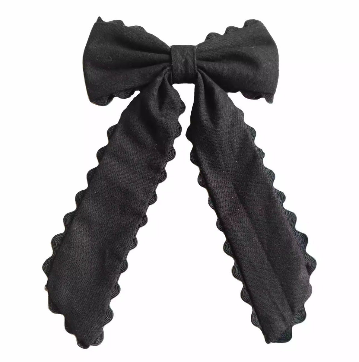 Black Ric Rac Long Tail Bow – Marmalade Skies