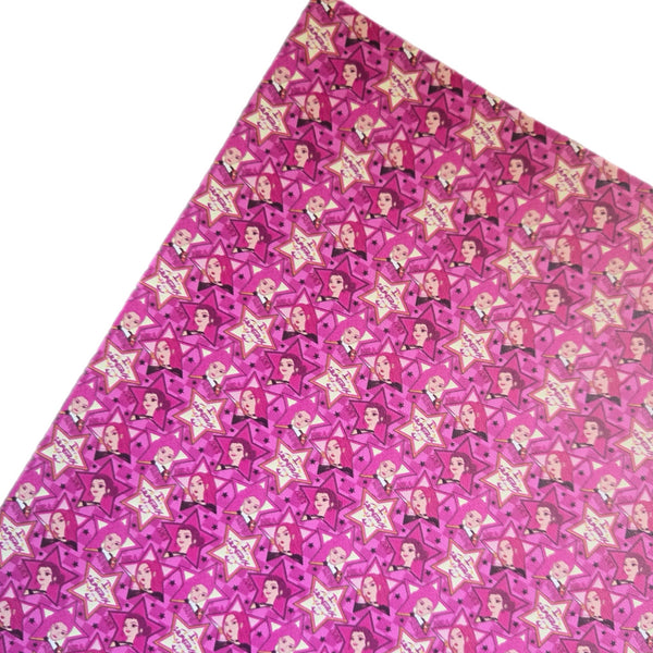 Hot Pink You're A Star Kpop Custom Faux Leather