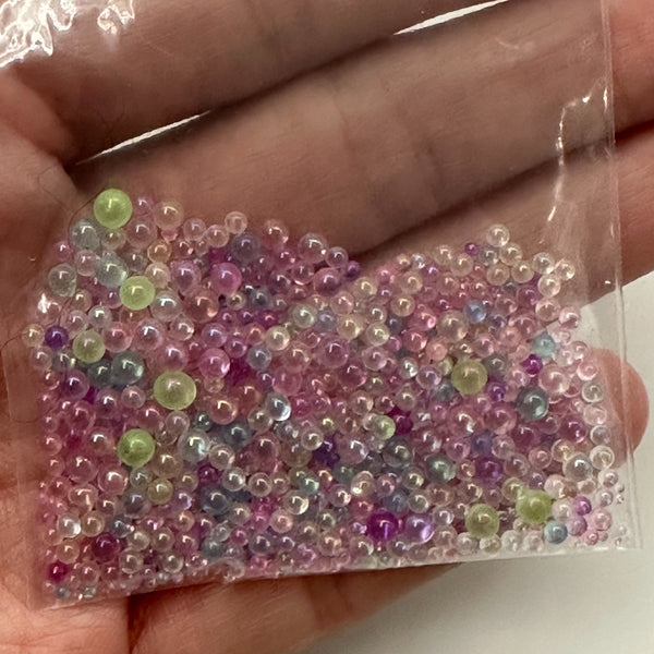 Pastel Party Glass Bubbles Beads