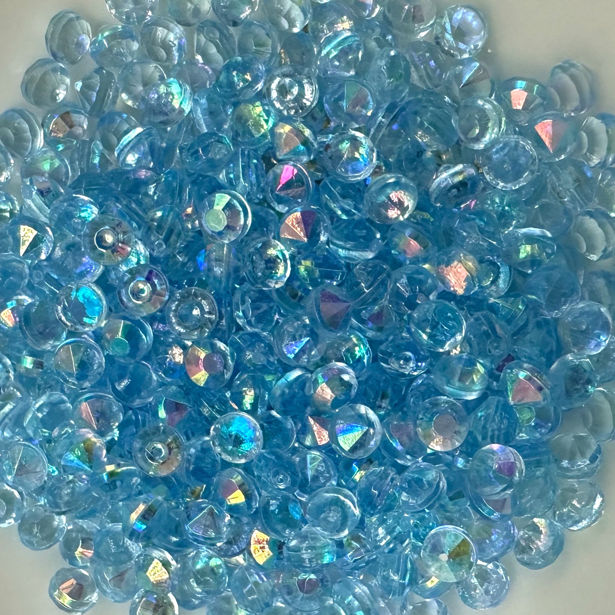 Sky Blue AB Diamond Gems 4mm