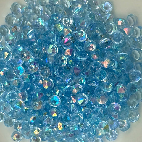 Sky Blue AB Diamond Gems 4mm