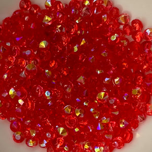 Red AB Diamond Gems 4mm