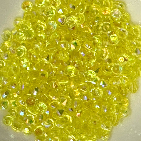 Yellow AB Diamond Gems 4mm