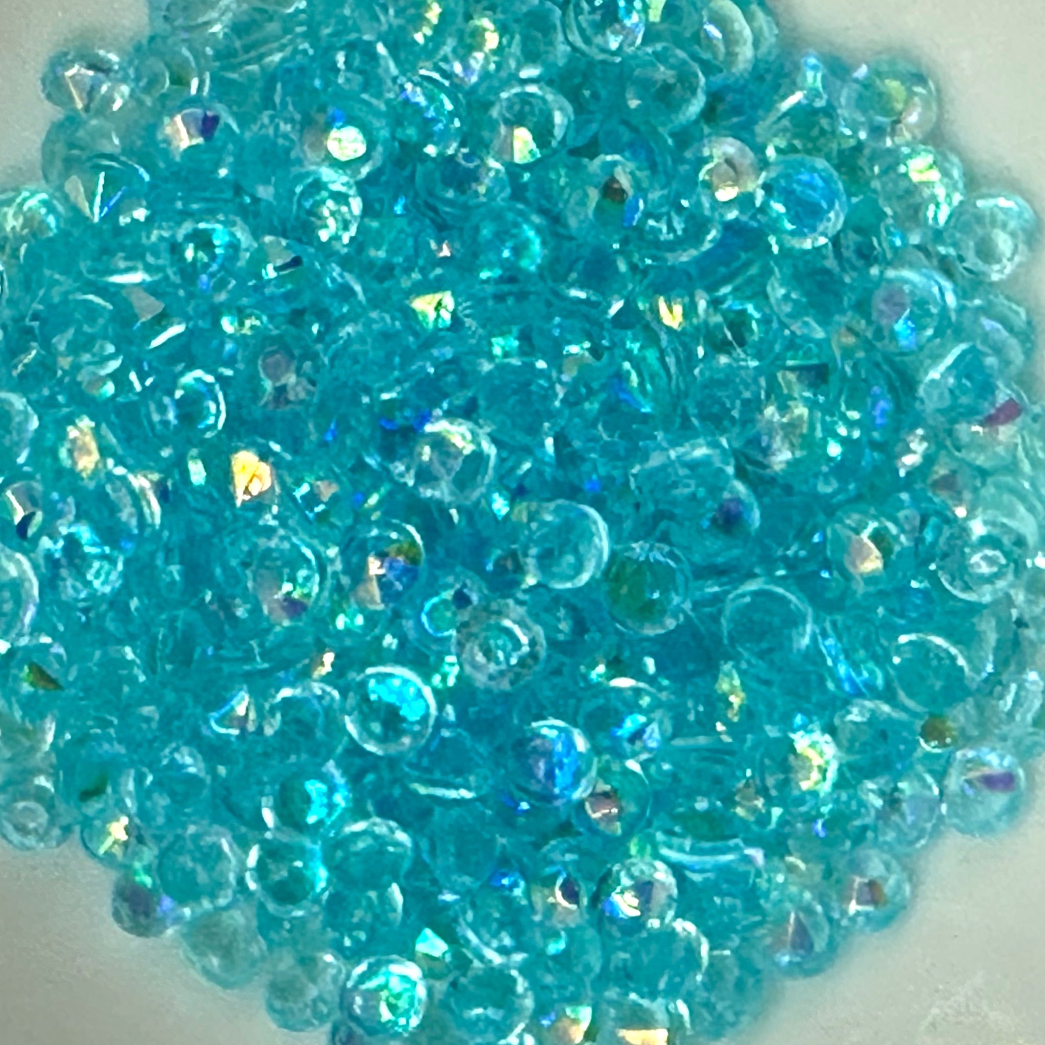 Aqua AB Diamond Gems 4mm