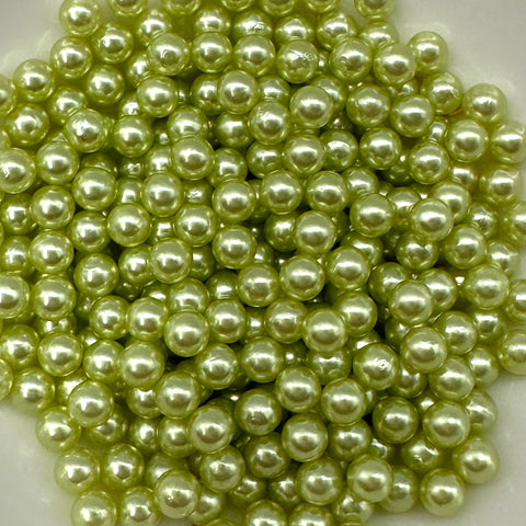 Light Green Pearlescent Beads