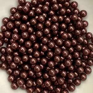 Brown Pearlescent Beads