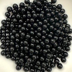 Black Pearlescent Beads