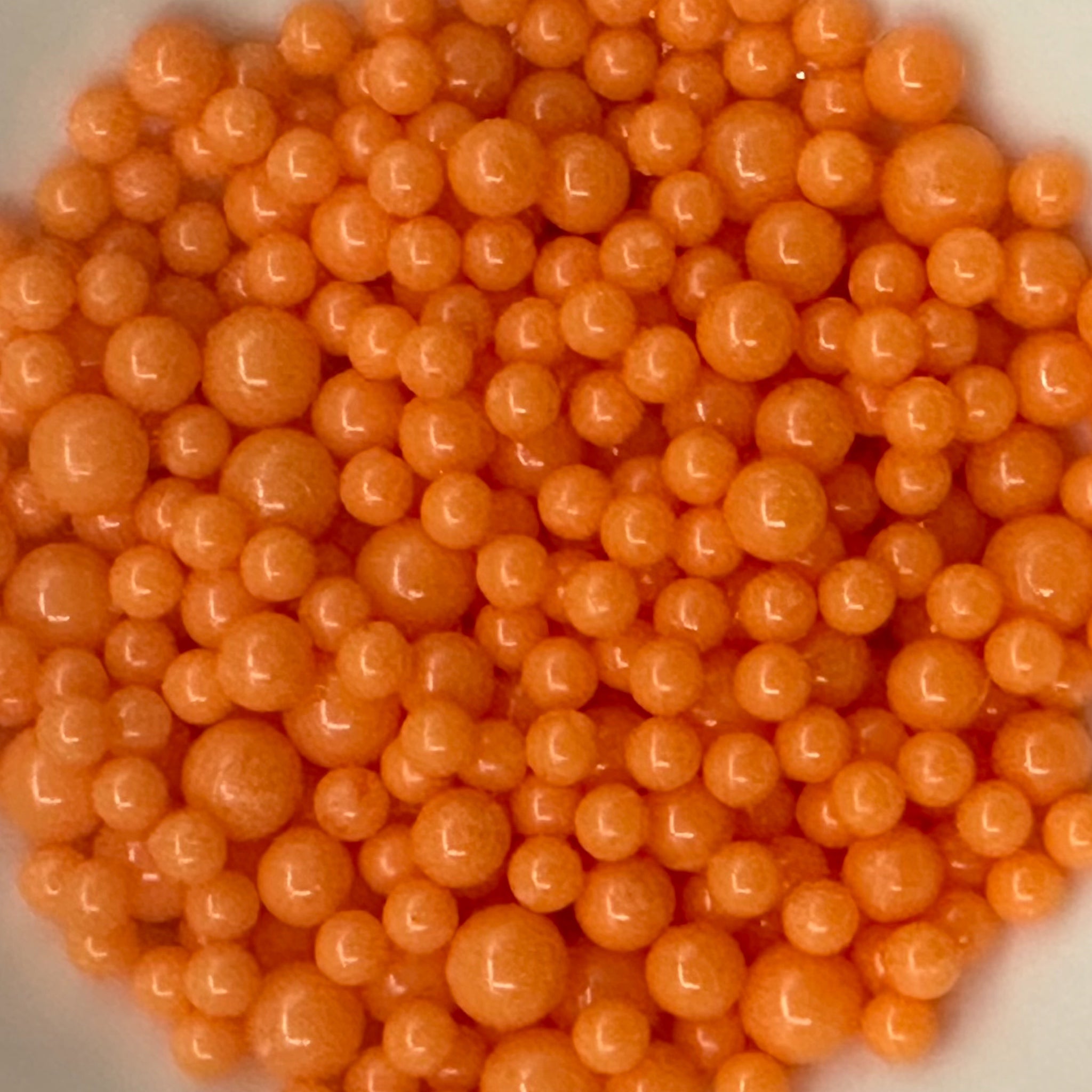 Orange Round Multi Size Bead Filler