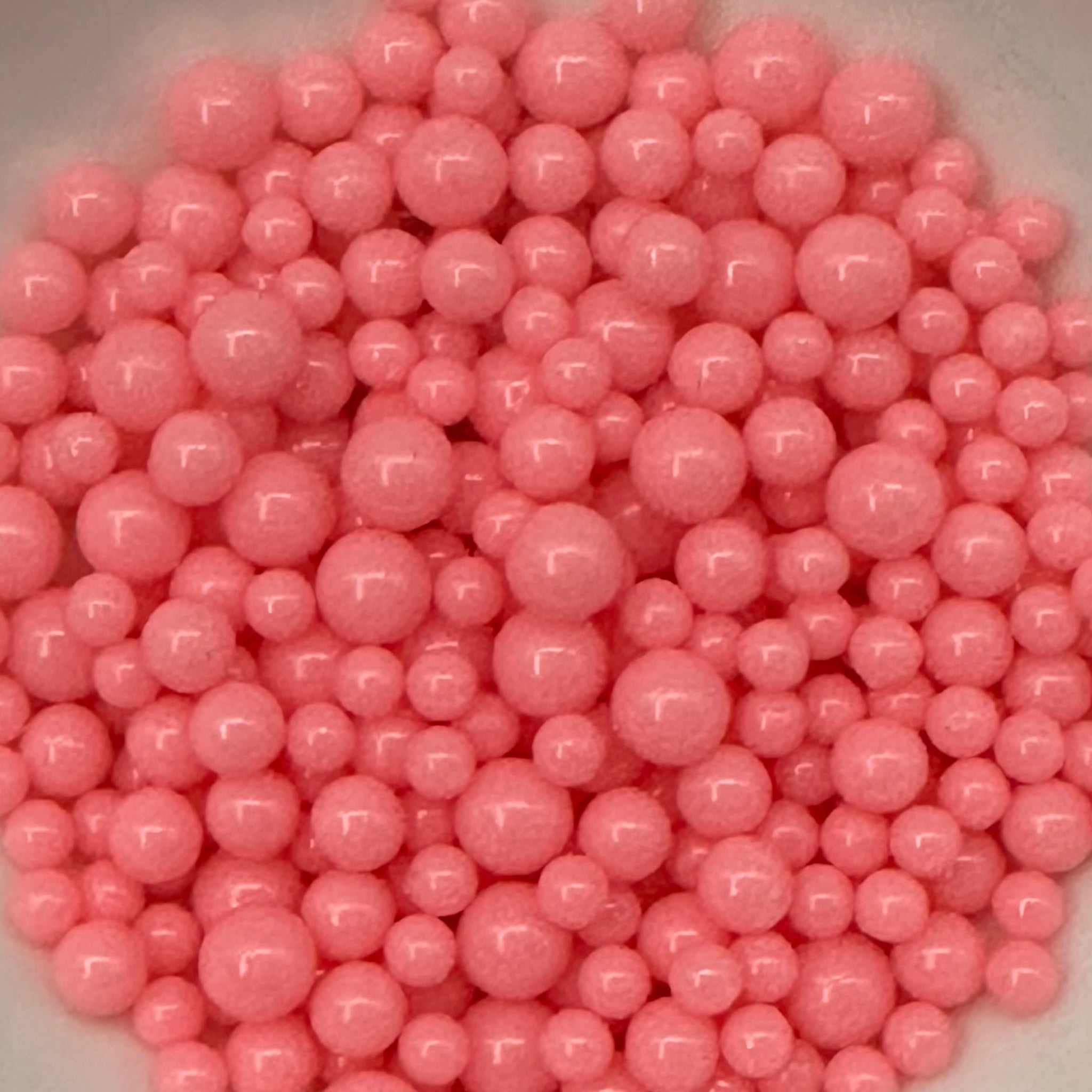 Coral Pink Round Multi Size Bead Filler