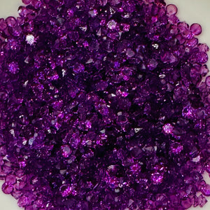 Rapunzel Purple Diamond Gems 3mm