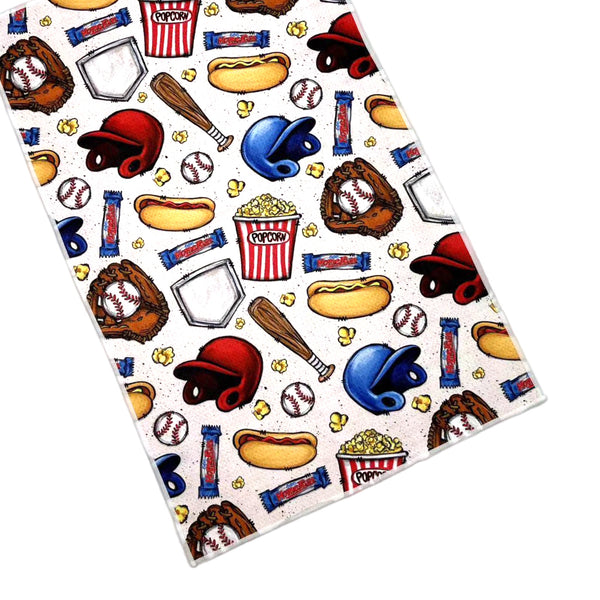 Take Me Out To The Ball Game Reversible Hand Towel