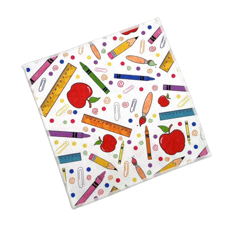 School Days Double-Sided Wash Cloth