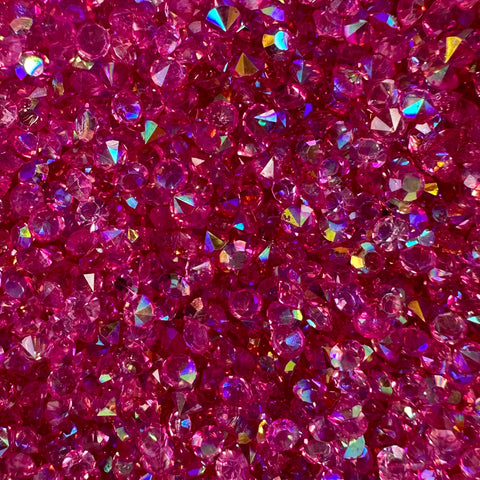 Berry Pink AB Diamond Gems 3mm