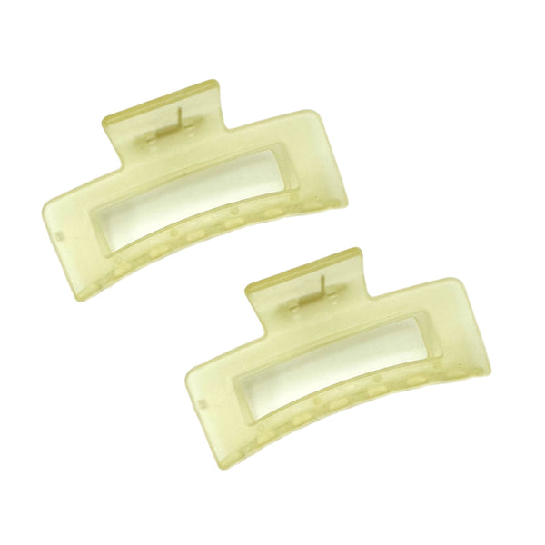 Pastel Rectangle Claw Clips