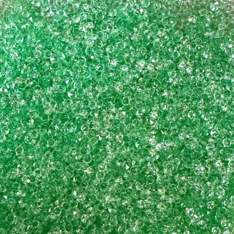 Seafoam Green Diamond Gems 3mm