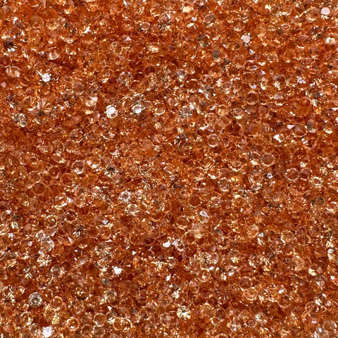 Longhorn Orange Diamond Gems 3mm