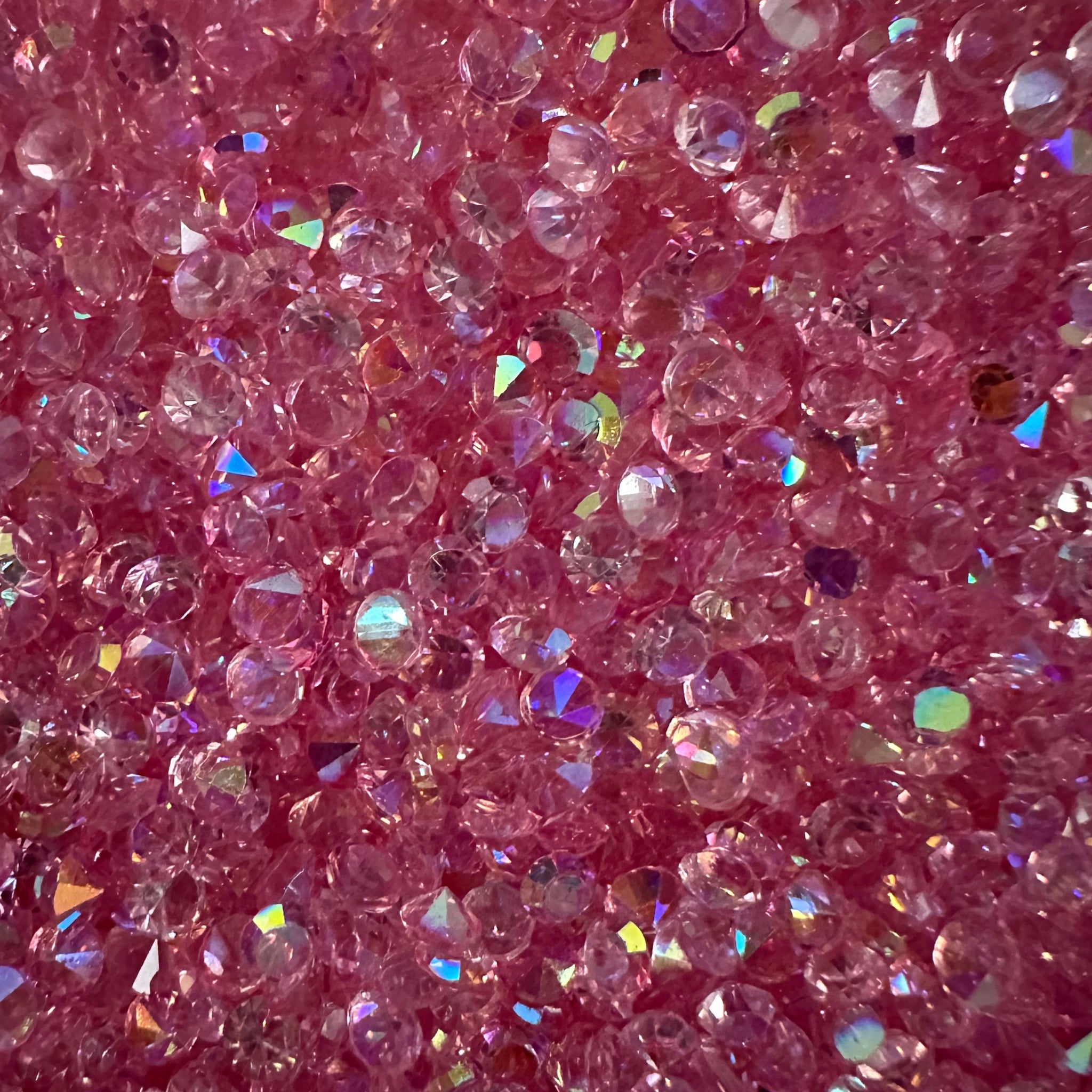 Princess Pink AB Diamond Gems 3mm
