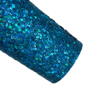 Turquoise Glam Chunky Glitter