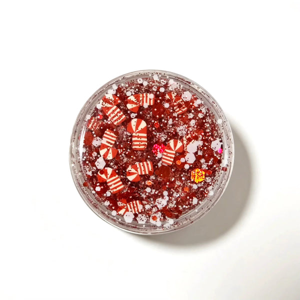 Candy Cane Glitter Hair Gel