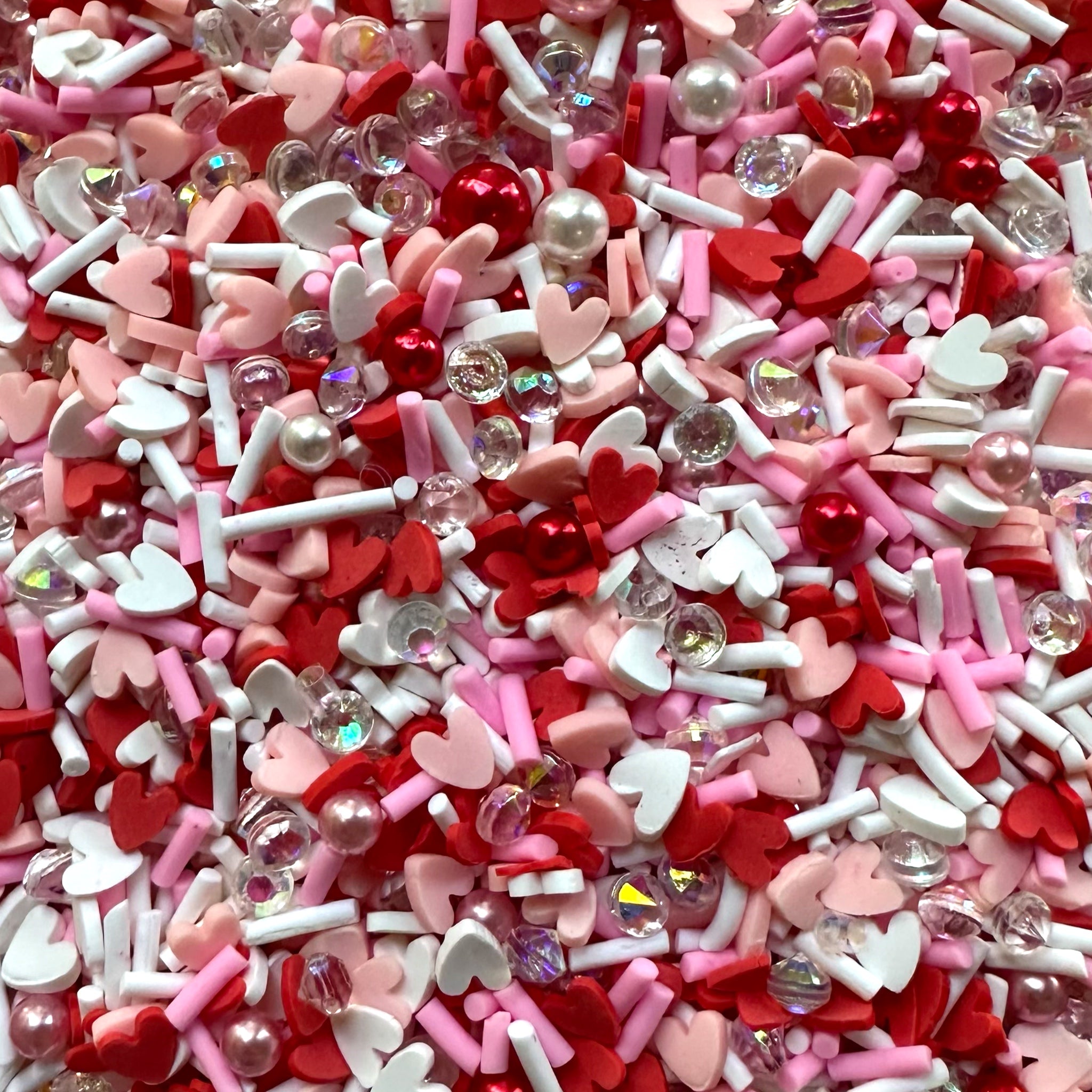 Pink, Red & White Heart Mix Filler