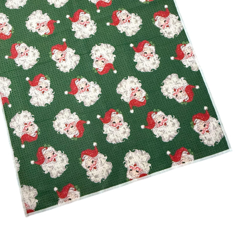 Vintage Santa Double-Sided Hand Towel