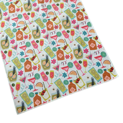 Everyday Cocktails Double-Sided Hand Towel