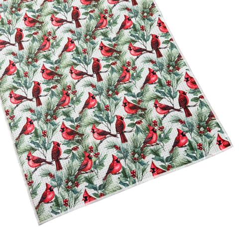 Red Cardinals Double-Sided Hand Towel