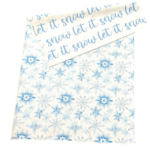 Let It Snow! Reversible Hand Towel