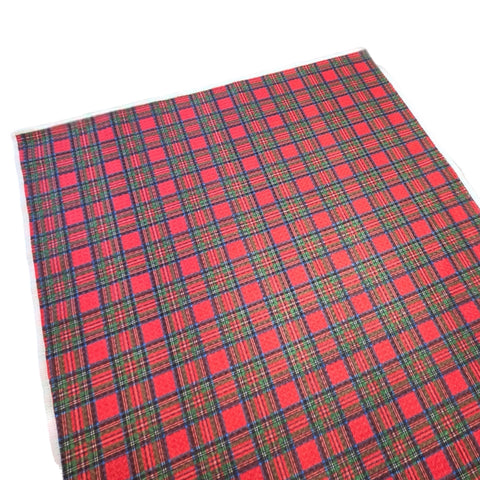 Tartan Plaid Double-Sided Hand Towel