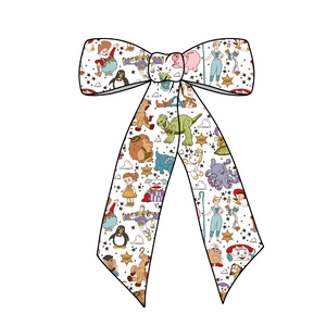 Andy's Toys Long Tail Fabric Bow