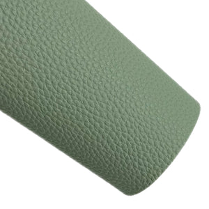 Sage Green Lychee Faux Leather