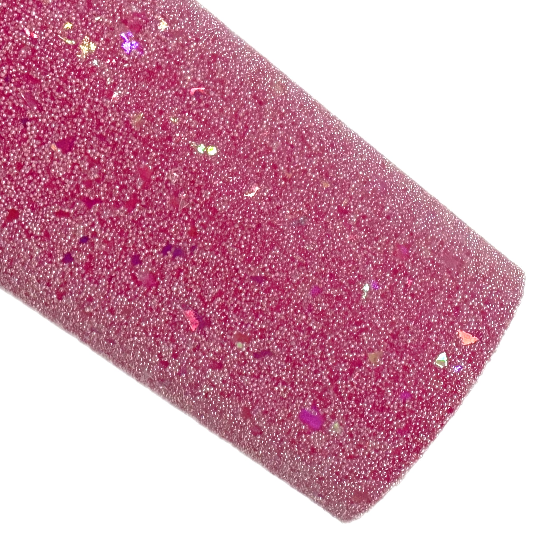 Pink Berry Pearled Chunky Glitter