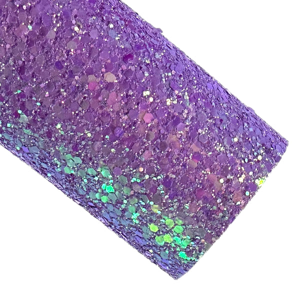 Neon Purple Chunky Glitter