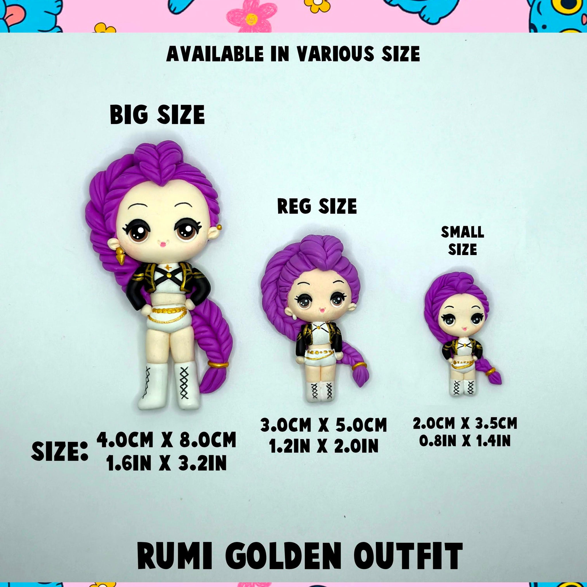 (Pre-Order) KPop Rumi Golden Outfit