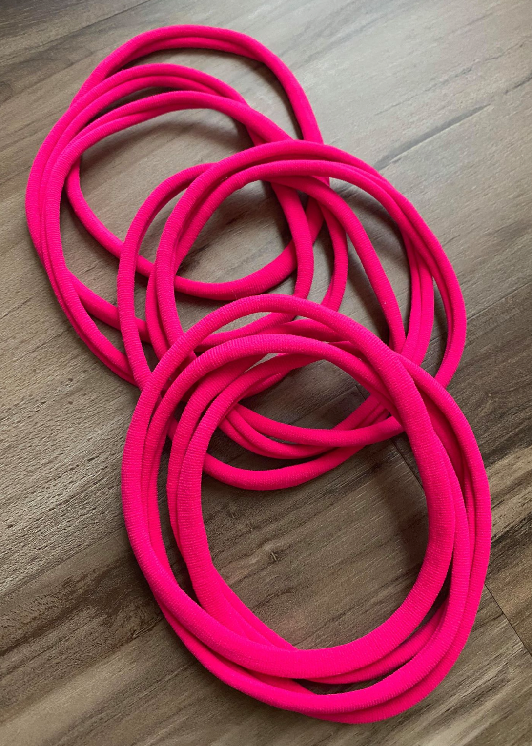 Hot Pink Nylon Headband