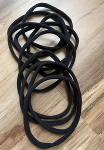 Black Nylon Headband