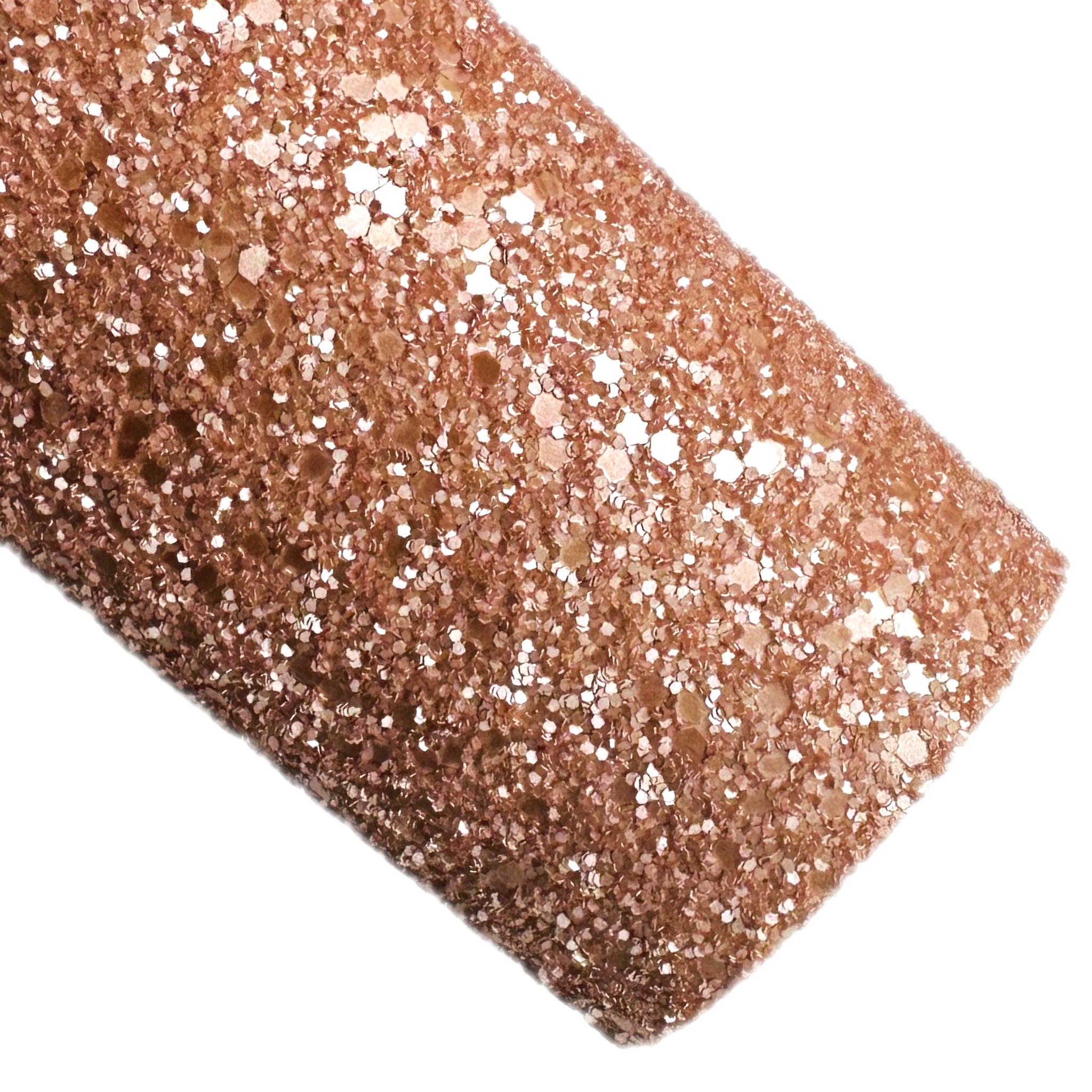 (New)Rose Gold Pearlescent Chunky Glitter